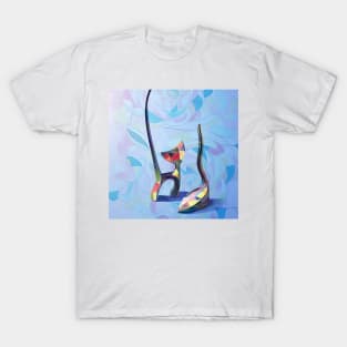 Whimsical Cat and Mouse T-Shirt
